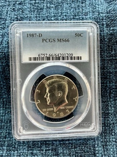 1987-D Kennedy Half Dollar — photo from another recent sale