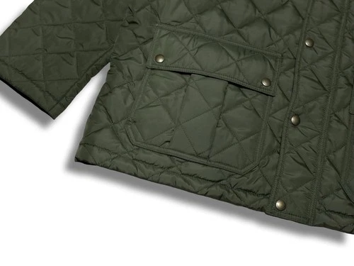 NWT! Lands End Quilted Jacket Mens XL Green Primaloft Corduroy Collar Chore Coat image 7