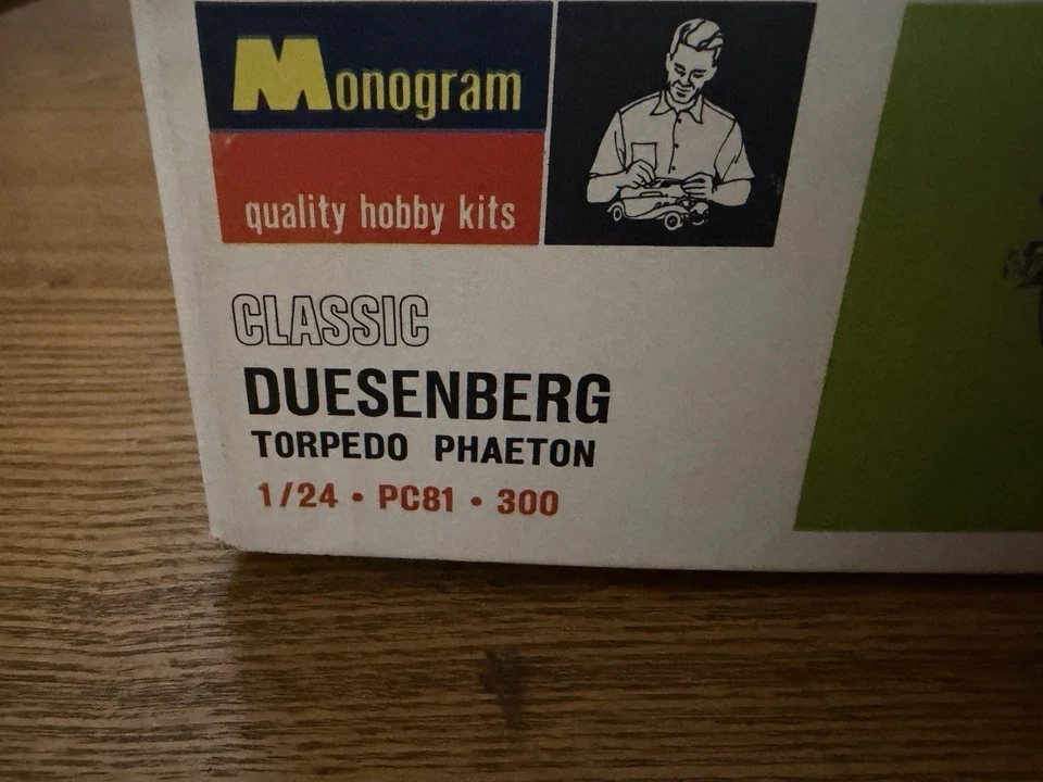 Monogram #PC81 Duesenberg 1934 SJ Weyman Torpedo Phaeton 1/24 Plastic Model Kit - Image 4 of 4