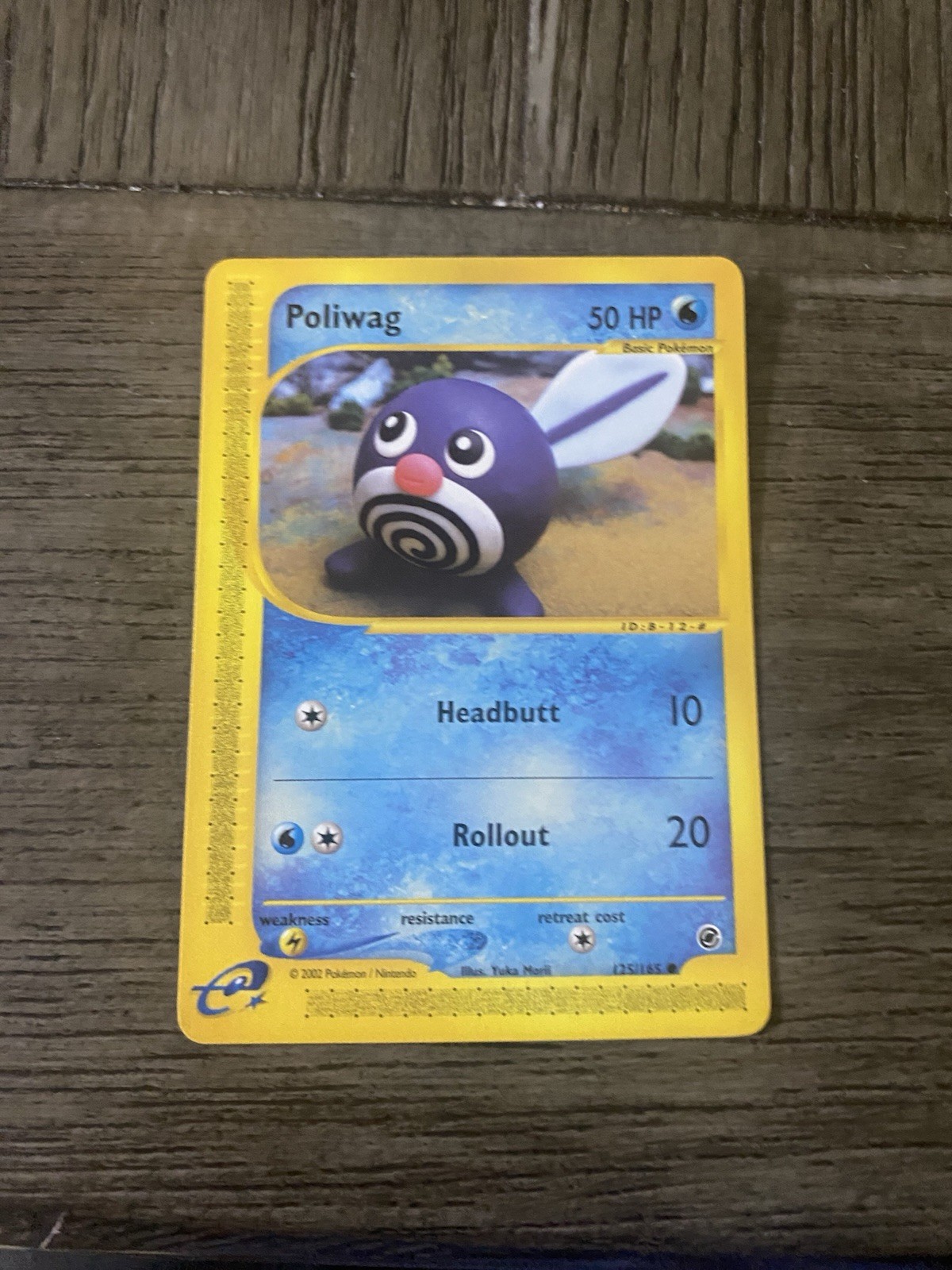 Poliwag 125/165 Common Expedition Base Set Pokemon NM Pokemon Card