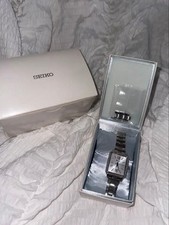 SEIKO Women's Watch Square Silver
