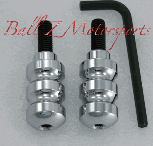 1999-2007-2020 Hayabusa Chrome Smooth Bomb Cargo Net Tie Down Frankenstein Bolts - Bild 1 von 1