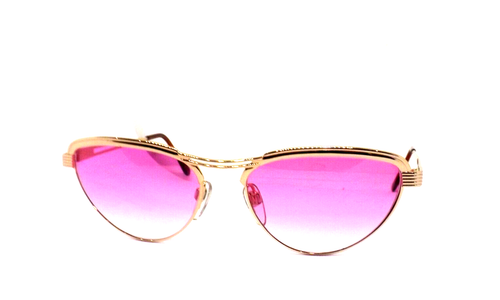 occhiali vintage sole donna metallo lente rosa anni 80 VO 3048 vogue italia oro - Foto 2 di 7