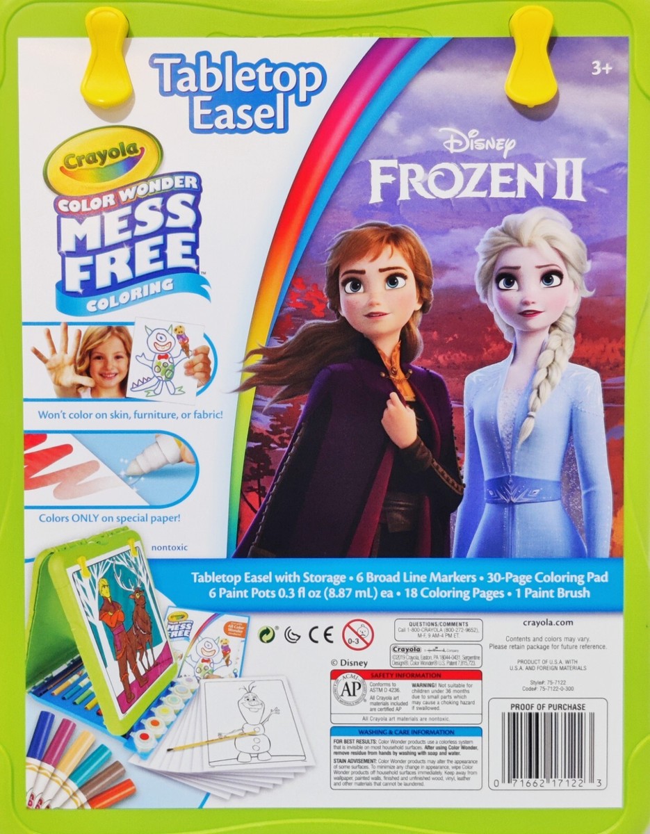 Crayola Color Wonder Coloring Tabletop Easel Mess Free Frozen -PJ Masks -  Moana | eBay UK