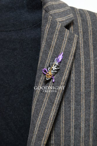Genshin Impact Feather Resin Badge Brooch Pins Clothes Decor Cosplay Accessories - Picture 5 of 5