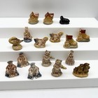 16 Wade Whimsies (Red Rose Tea) 1971-1979 Nursery Rhyme Figures