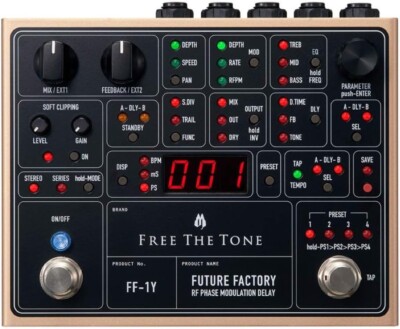 FREE THE TONE/FF-1Y FUTURE FACTORY RF PHASE MODULATION DELAY Free the Tone Delay