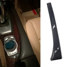 For Bmw E60 E61 2004-2010 Carbon Fiber Style Center Console Side Strip Trim