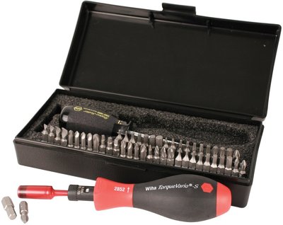 Wiha 28595 TorqueVario-S 1/4 Bit 53 Pc Set In Box