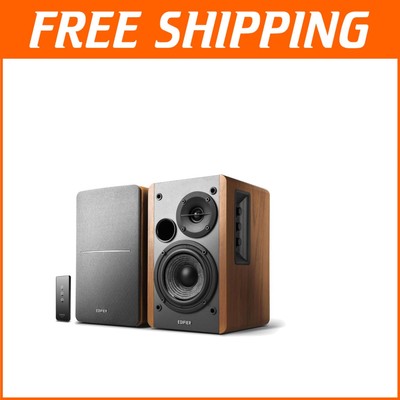 Natural Sound R1280T Powered Studio Monitors - AUX Connectivity & Remote Control