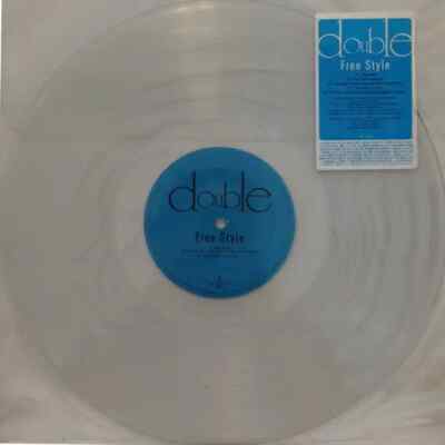 Double Free Style CLEAR VINYL Vinyl Single 12inch JAPAN For Life Records