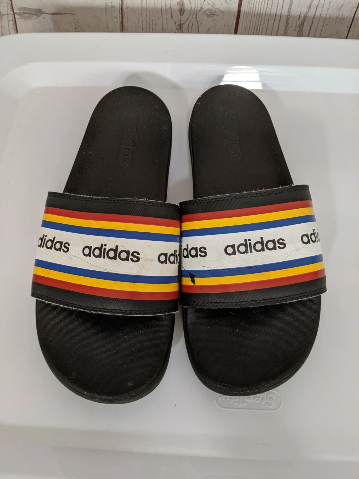 Adidas EF0854 Farm Rio Adilette diapositive comfort taglia 9