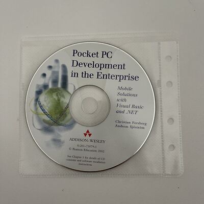 Pocket PC Development in the Enterprise ISBN 0201750791 Replacement CD-ROM