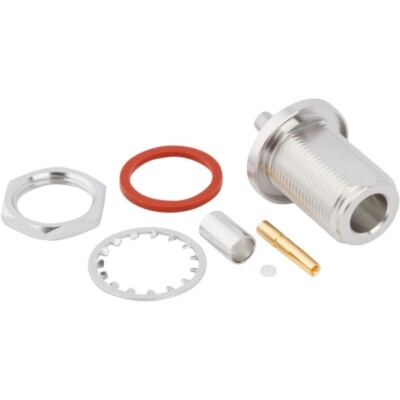 Amphenol RF 172384 RF Connector N Type Straight Crimp Jack