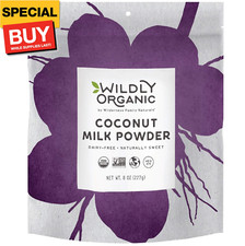 Coconut Milk Powder 8 Oz Bag - Organic, Dairy-Free, Dry Milk Powder, Unsweetened
