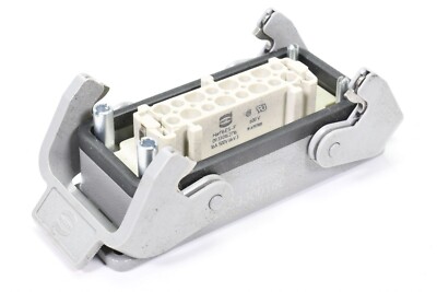 HARTING 09 30 016 0301 + 09 33 016 2716, Han 16B-agg-QB + Han 16 ES-F