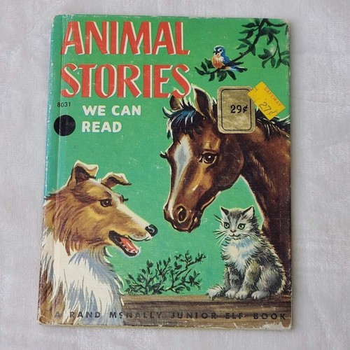 1947 Junior Elfe gebundenes Buch Tiergeschichten Wir können lesen Flora L Zimmermann 8031 - Bild 3 von 6