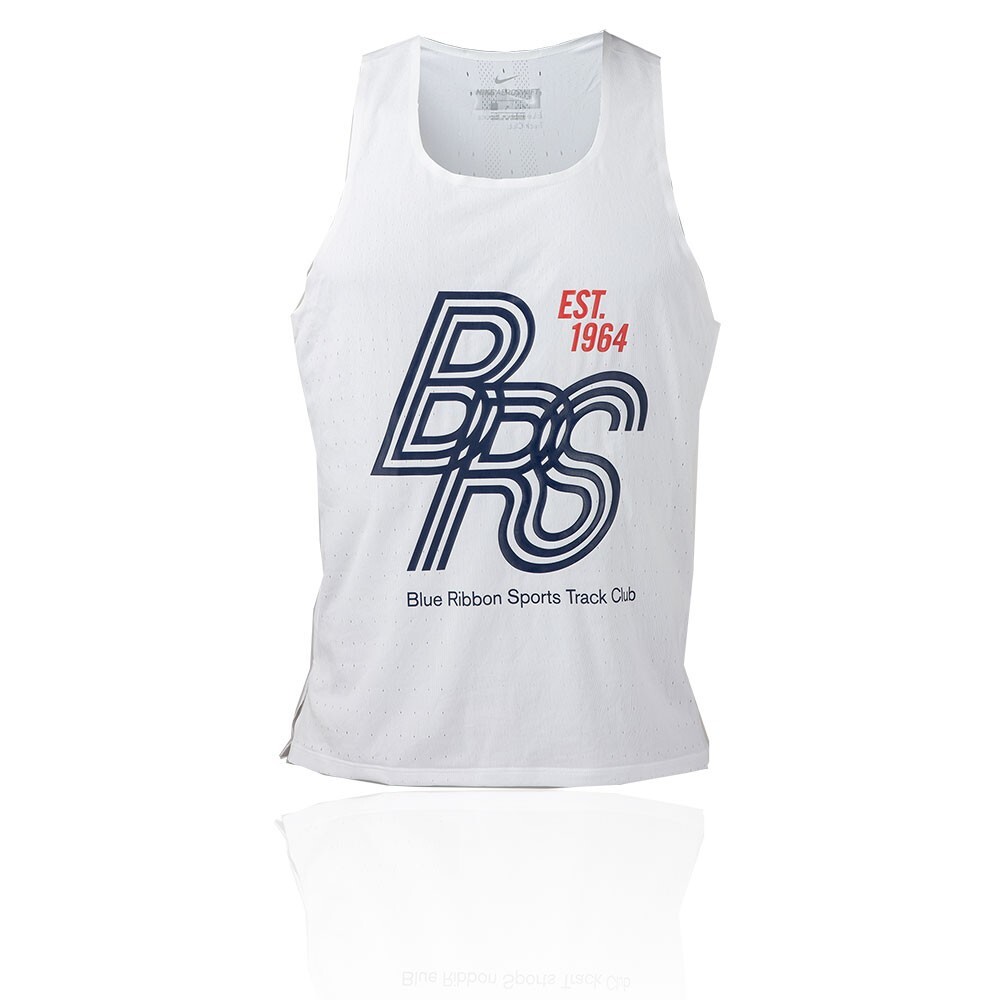 【美品】NIKE Blue Ribbon Sports Track Club Nike Aeroswift Blue Ribbon Sports Track Club Jersey Size