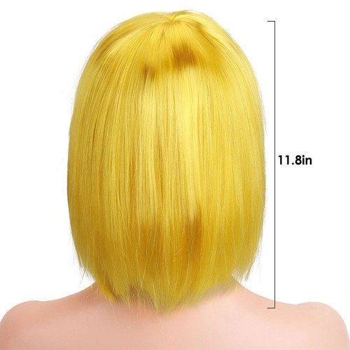 Short Full Wig Multiple Colors Cosplay Costume Anime Halloween Party Hair - Picture 2 of 17