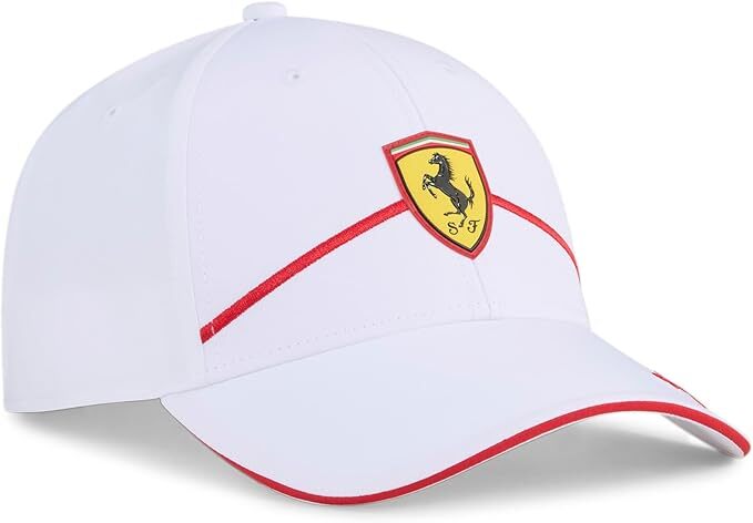 Mens Puma Ferrari Race BB Cap Alpine Snow - OSFA
