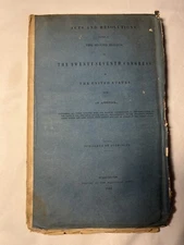 1842 President John Tyler Indian Native American Cherokee Treaties War Pensions 