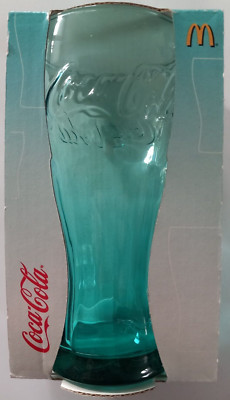 Mc Donalds Coca Cola Glas 2010 Türkis neu OVP Sammlerglas Limitiert Pasabahce