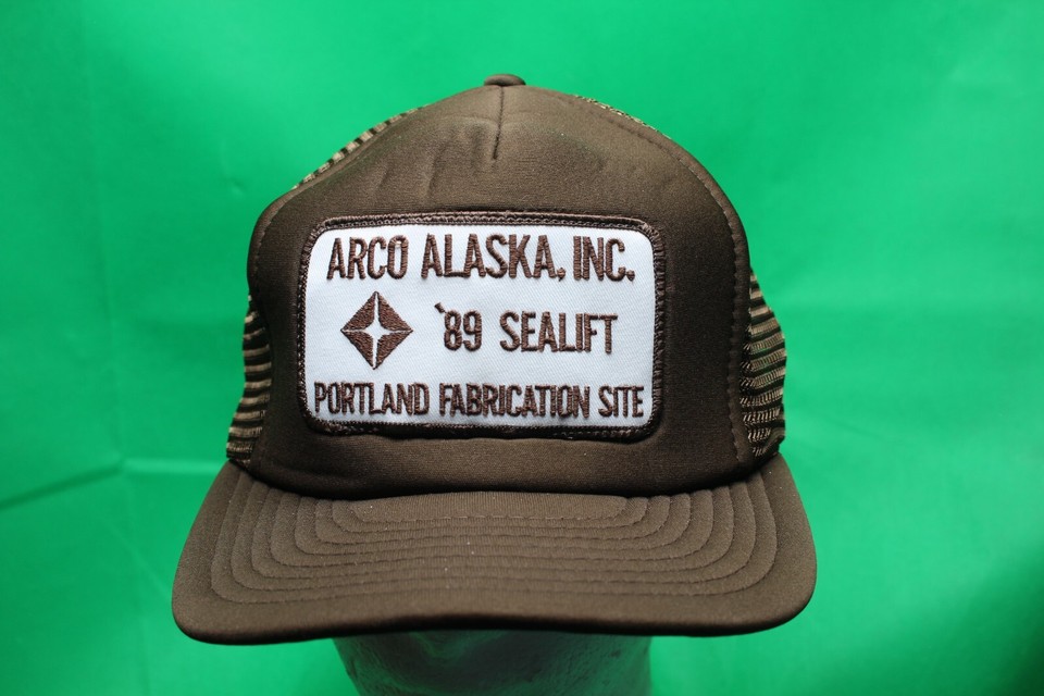 Vintage 1989 Arco Alaska Sealift Portland Fabrication site Prudhoe Bay