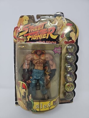 Alex Street Fighter III 3rd Strike 2000 Capcom Resaurus Round 1 Player 2 New!