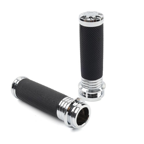 1" Electronic Throttle Hand Grip Handlebar For Harley Touring - Picture 4 of 11