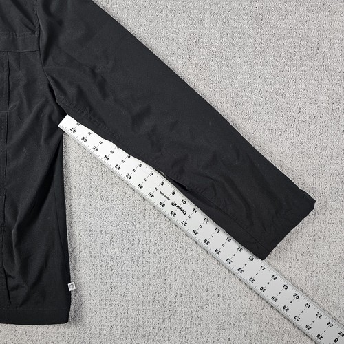 Zynergy By Chicos Full Zip Hoodie Athletic Yoga Gym Womens Size 1 Black - Picture 4 of 8