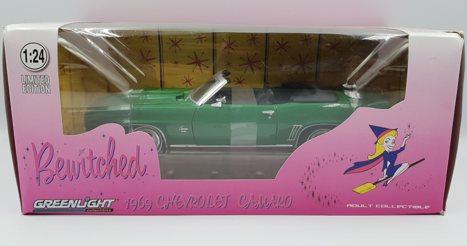 CARS : 1969 CHEVROLET CAMARO 1/24 SCALE DIE CAST MODEL FROM BEWICTHED