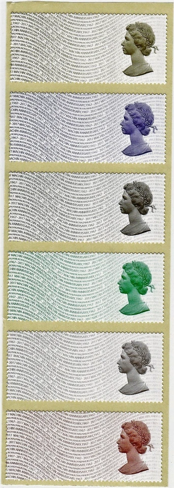 2017 - 2018 VARIOUS POST & GO BLANK STRIPS OF 6. BIKES, POPPYS, MACHINS, AIR +++ - Image 2 of 4