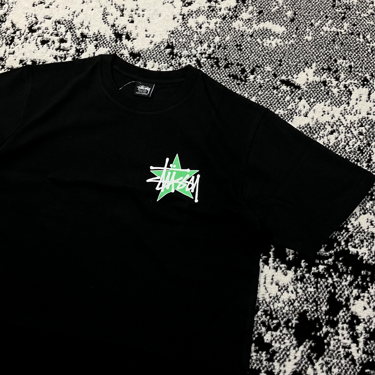 BRAND NEW STUSSY STAR PIGMENT DYED TEE IN BLACK - XLARGE | eBay