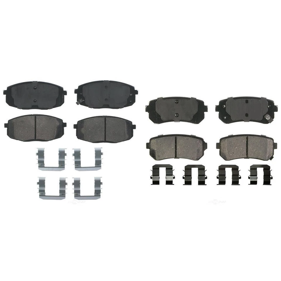 Комплект из 8 передних и задних керамических дисковых тормозных колодок Wagner для KIA FORTE KOUP 2010-13 - Изображение 2 из 4