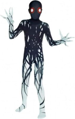 Kids Zalgo Morphsuit Boys Girls Creepepasta Scary Halloween Costume Urban Legend