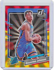 2023-24 Donruss International Red and Gold Laser Holo KEYONTAE JOHNSON RC #237