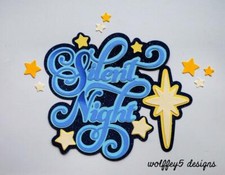 CRAFTECAFE CHRISTMAS TITLE premade paper piecing scrapbook diecut piece page 3D