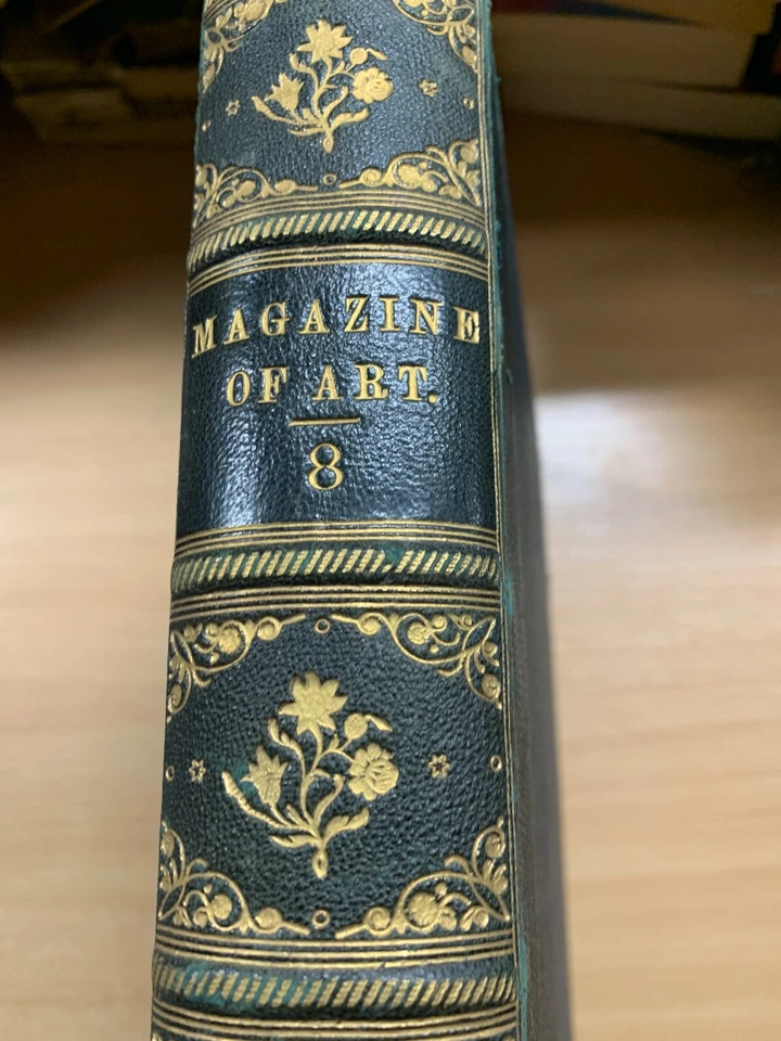 1885 "THE MAGAZINE OF ART" BOUND ISSUES 2.9kg VOL 8 ANTIQUE BOOK (EV3) - Image 2 of 4