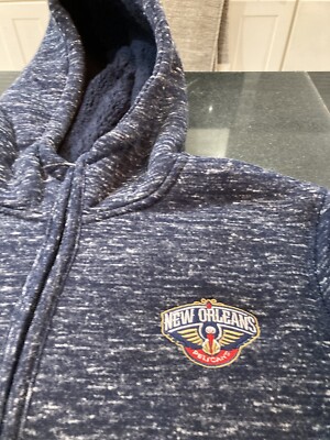 BOYS/GIRLS THICK WARM G111 NEW ORLEANS PELICANS HOODIE YOUTH M MED 12/14  NWT