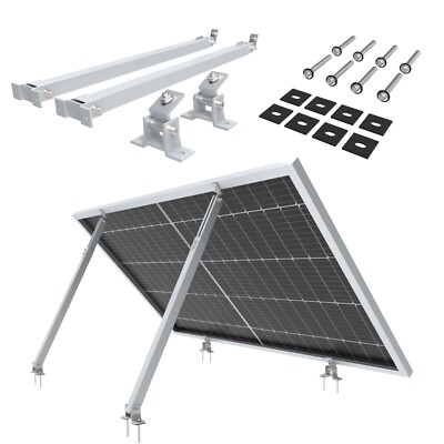 SUPPORTO MODULO SOLARE Fotovoltaico In Set Completo 4 Per Fissaggio Pannello 4x Angolo EUR 10,04 - Foto 3