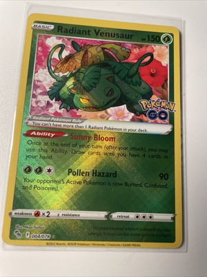 Venusaur Radiante / Radiant Venusaur (004/78), Busca de Cards