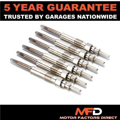 6X FOR BMW X6 E71 3.0 (2008-) DIESEL HEATER GLOW PLUGS PLUG FULL SET NEW