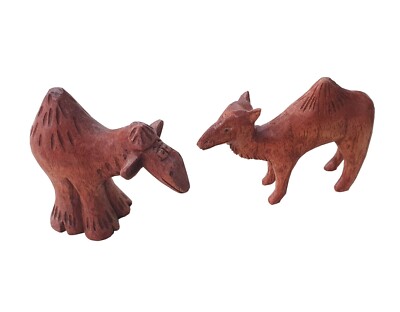 Holzfigur ''Kamel Dromedar'' 2er Set'' - Holz - Kunsthandwerk aus Bali