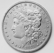 1879 Philadelphia Mint  Silver Morgan Dollar -Circulated