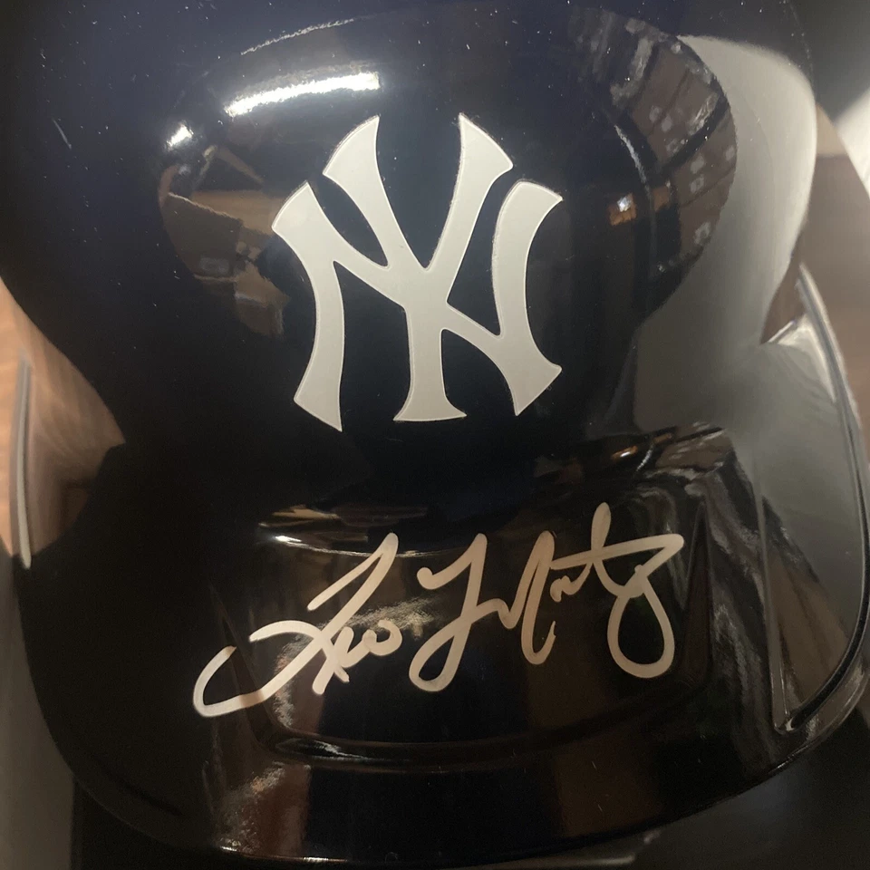 Tino Martinez Signed Auto Autograph Yankees Batting Helmet JSA Witness COA - Image 2 of 2