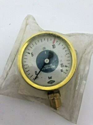 Perkeo 170/2 Arbeitsmanometer für Druckminderer Sauerstoff 0-10/16kp/cm² 1/4
