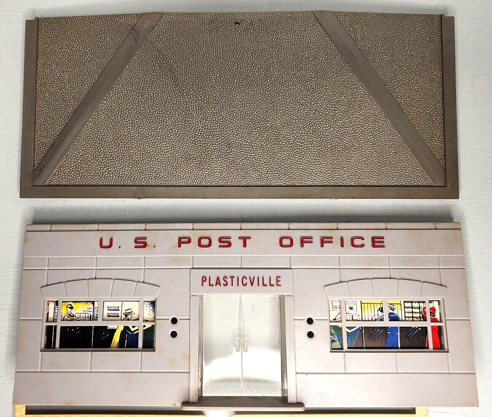 VINTAGE 1950'S O 027 S GAUGE Plasticville POST OFFICE KIT ORIGINAL BOX E1 eBay