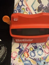 Vintage 1995 3D View-Master Red Phototype Slide Viewer Classic Toy with Reels