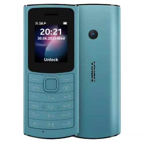 Original Phone Nokia 110 4G Dual SIM 1.8" 48MB 128MB RAM 0.1MP FM Radio Keyboard