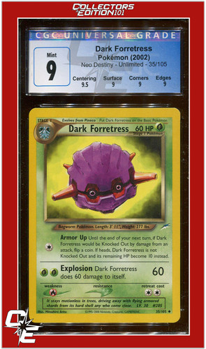 Dark Forretress (Unlimited) graded CGC 9 for sale on eBay